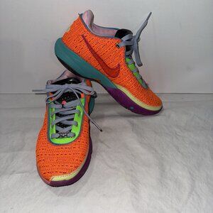 Nike Lebron 20 XX Basketball Shoe Total Orange/Vivid Purple DJ5423-800 Size 7